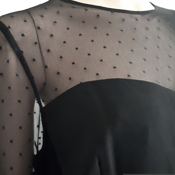 Hobbs London | Fitted Crepe and Lace Dress - Picture 7 of 14